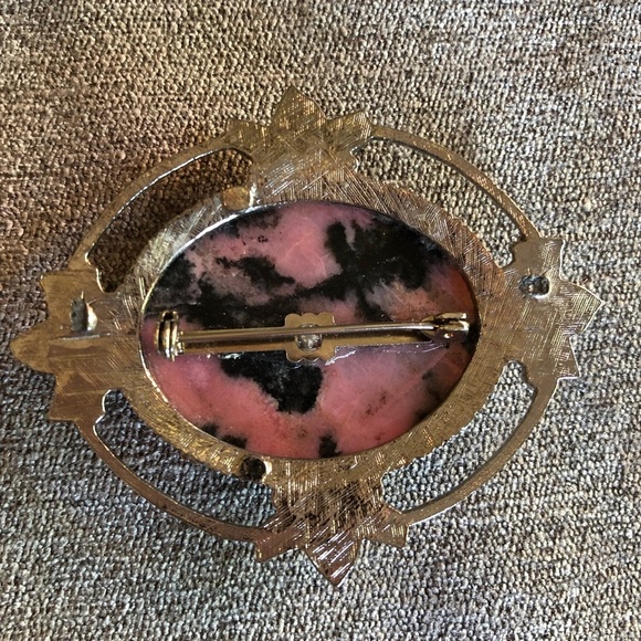 Pink Rhodonite Pin - Picture 3 of 4